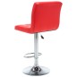 vidaXL Barhocker 2 Stk. Rot Kunstleder vidaXL Barhocker 2 Stk. Rot Kunstleder