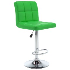 vidaXL Barhocker 2 Stk. Grün Kunstleder 