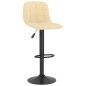vidaXL Barhocker 2 Stk. Creme Samt vidaXL Barhocker 2 Stk. Creme Samt