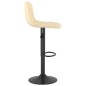 vidaXL Barhocker 2 Stk. Creme Samt vidaXL Barhocker 2 Stk. Creme Samt