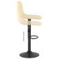 vidaXL Barhocker 2 Stk. Creme Samt vidaXL Barhocker 2 Stk. Creme Samt
