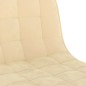 vidaXL Barhocker 2 Stk. Creme Samt vidaXL Barhocker 2 Stk. Creme Samt