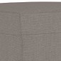 vidaXL Sessel mit Hocker Taupe 60 cm Stoff vidaXL Sessel mit Hocker Taupe 60 cm Stoff