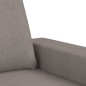 vidaXL Sessel mit Hocker Taupe 60 cm Stoff vidaXL Sessel mit Hocker Taupe 60 cm Stoff