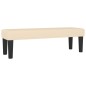 vidaXL Boxspringbett mit Matratze Creme 160x200 cm Stoff vidaXL Boxspringbett mit Matratze Creme 160x200 cm Stoff