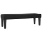 vidaXL Boxspringbett mit Matratze Schwarz 140x190 cm Kunstleder vidaXL Boxspringbett mit Matratze Schwarz 140x190 cm Kunstleder