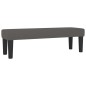 vidaXL Boxspringbett mit Matratze Grau 140x190 cm Kunstleder vidaXL Boxspringbett mit Matratze Grau 140x190 cm Kunstleder