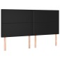 vidaXL Boxspringbett mit Matratze Schwarz 160x200 cm Kunstleder vidaXL Boxspringbett mit Matratze Schwarz 160x200 cm Kunstleder
