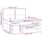 vidaXL Boxspringbett mit Matratze Schwarz 180x200 cm Kunstleder vidaXL Boxspringbett mit Matratze Schwarz 180x200 cm Kunstleder
