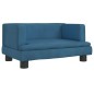 vidaXL Hundebett Blau 60x40x30 cm Samt vidaXL Hundebett Blau 60x40x30 cm Samt