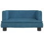 vidaXL Hundebett Blau 60x40x30 cm Samt vidaXL Hundebett Blau 60x40x30 cm Samt