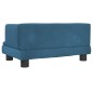 vidaXL Hundebett Blau 60x40x30 cm Samt vidaXL Hundebett Blau 60x40x30 cm Samt