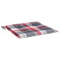 vidaXL Gartenstuhl-Kissen 6Stk. Rot Karomuster 50x50x3cm Oxford-Gewebe vidaXL Gartenstuhl-Kissen 6Stk. Rot Karomuster 50x50x3cm Oxford-Gewebe