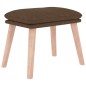 vidaXL Fußhocker Braun 45x29,5x35 cm Stoff vidaXL Fußhocker Braun 45x29,5x35 cm Stoff