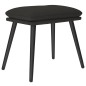 vidaXL Fußhocker Schwarz 45x29,5x35 cm Stoff vidaXL Fußhocker Schwarz 45x29,5x35 cm Stoff