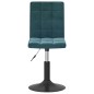 vidaXL Esszimmerstühle 2 Stk. Drehbar Blau Samt vidaXL Esszimmerstühle 2 Stk. Drehbar Blau Samt