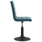 vidaXL Esszimmerstühle 2 Stk. Drehbar Blau Samt vidaXL Esszimmerstühle 2 Stk. Drehbar Blau Samt