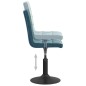 vidaXL Esszimmerstühle 2 Stk. Drehbar Blau Samt vidaXL Esszimmerstühle 2 Stk. Drehbar Blau Samt