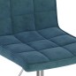 vidaXL Esszimmerstühle 2 Stk. Drehbar Blau Samt vidaXL Esszimmerstühle 2 Stk. Drehbar Blau Samt
