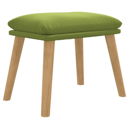 vidaXL Fußhocker Hellgrün 45x29,5x35 cm Samt