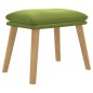 vidaXL Fußhocker Hellgrün 45x29,5x35 cm Samt vidaXL Fußhocker Hellgrün 45x29,5x35 cm Samt
