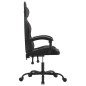 vidaXL Gaming-Stuhl Drehbar Schwarz und Grau Kunstleder vidaXL Gaming-Stuhl Drehbar Schwarz und Grau Kunstleder