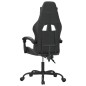vidaXL Gaming-Stuhl Drehbar Schwarz und Grau Kunstleder vidaXL Gaming-Stuhl Drehbar Schwarz und Grau Kunstleder