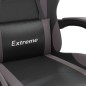 vidaXL Gaming-Stuhl Drehbar Schwarz und Grau Kunstleder vidaXL Gaming-Stuhl Drehbar Schwarz und Grau Kunstleder