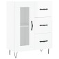 Highboard Hochglanz-Weiß 69,5x34x180 cm Holzwerkstoff Highboard Hochglanz-Weiß 69,5x34x180 cm Holzwerkstoff