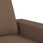 vidaXL Sessel mit Hocker Braun 60 cm Stoff vidaXL Sessel mit Hocker Braun 60 cm Stoff