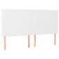 vidaXL Boxspringbett mit Matratze Weiß 180x200 cm Kunstleder vidaXL Boxspringbett mit Matratze Weiß 180x200 cm Kunstleder