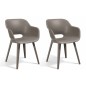 Keter Gartenstühle Akola 2 Stk. Cappuccino-Braun Keter Gartenstühle Akola 2 Stk. Cappuccino-Braun