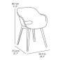 Keter Gartenstühle Akola 2 Stk. Cappuccino-Braun Keter Gartenstühle Akola 2 Stk. Cappuccino-Braun