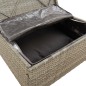 vidaXL Garten-Mittelsofas 8 Stk. Grau 57x57x56 cm Poly Rattan vidaXL Garten-Mittelsofas 8 Stk. Grau 57x57x56 cm Poly Rattan