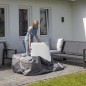 Madison Gartenauflagen-Abdeckung 80x80x60 cm Grau Madison Gartenauflagen-Abdeckung 80x80x60 cm Grau