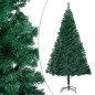 Künstlicher Weihnachtsbaum mit LEDs & Kugeln Grün 210 cm PVC Künstlicher Weihnachtsbaum mit LEDs & Kugeln Grün 210 cm PVC