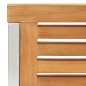 vidaXL Gartenstühle 2 Stk. Massivholz Teak und Edelstahl vidaXL Gartenstühle 2 Stk. Massivholz Teak und Edelstahl