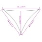vidaXL Sonnensegel Oxford-Gewebe Dreieckig 4x4x5,8 m Blau vidaXL Sonnensegel Oxford-Gewebe Dreieckig 4x4x5,8 m Blau