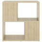 vidaXL Bücherregal Sonoma-Eiche 60x24x63 cm Holzwerkstoff vidaXL Bücherregal Sonoma-Eiche 60x24x63 cm Holzwerkstoff