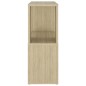vidaXL Bücherregal Sonoma-Eiche 60x24x63 cm Holzwerkstoff vidaXL Bücherregal Sonoma-Eiche 60x24x63 cm Holzwerkstoff