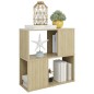 vidaXL Bücherregal Sonoma-Eiche 60x24x63 cm Holzwerkstoff vidaXL Bücherregal Sonoma-Eiche 60x24x63 cm Holzwerkstoff