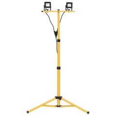 vidaXL LED-Fluter mit Stativ 2x10 W Warmweiß