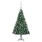 vidaXL Künstlicher Weihnachtsbaum mit Beleuchtung & Kugeln Grün 150 cm vidaXL Künstlicher Weihnachtsbaum mit Beleuchtung & Kugeln Grün 150 cm