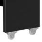 vidaXL Ausziehbarer Esstisch Hochglanz Schwarz 175 x 90 x 75 cm vidaXL Ausziehbarer Esstisch Hochglanz Schwarz 175 x 90 x 75 cm