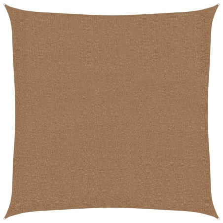 vidaXL Sonnensegel 160 g/m² Taupe 2x2 m HDPE