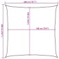 vidaXL Sonnensegel 160 g/m² Taupe 2x2 m HDPE vidaXL Sonnensegel 160 g/m² Taupe 2x2 m HDPE
