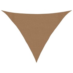 vidaXL Sonnensegel 160 g/m² Taupe 3x3x4,2 m HDPE