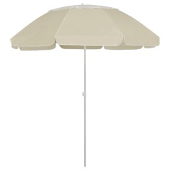 vidaXL Strandschirm Sandgelb 300 cm