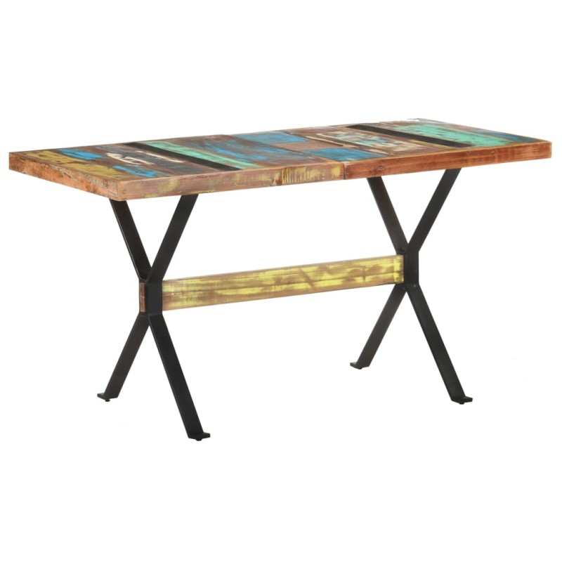 vidaXL Esstisch 140x70x76 cm Altholz Massiv vidaXL Esstisch 140x70x76 cm Altholz Massiv