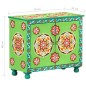 vidaXL Sideboard Handbemalt Mehrfarbig 70x35x60 cm Mango Massivholz vidaXL Sideboard Handbemalt Mehrfarbig 70x35x60 cm Mango Massivholz